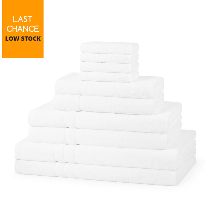 600GSM Luxury Royal Egyptian Double Yarn Bath Towels - White