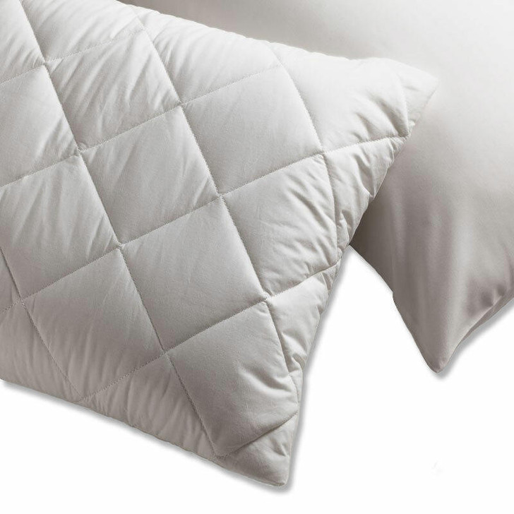 Quilted Pillow Protector Polycotton Easy Care