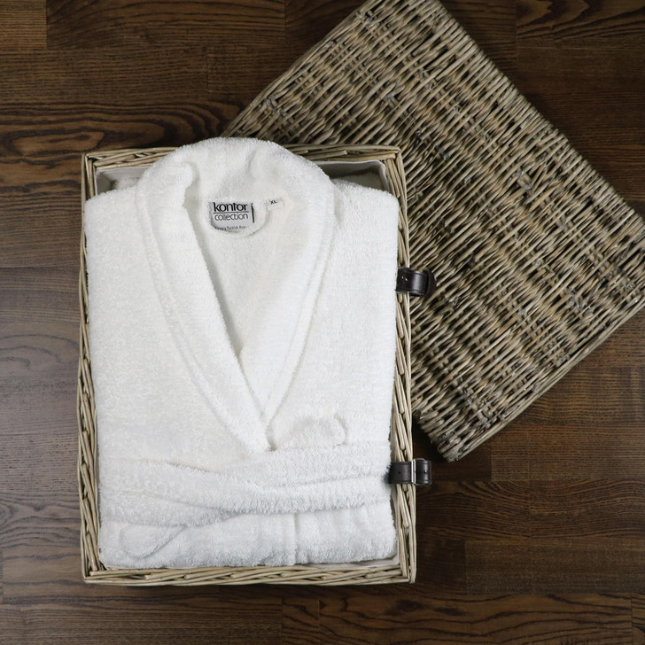 Luxury Quality Turkish Cotton Terry Towelling Bathrobe - Extra Large