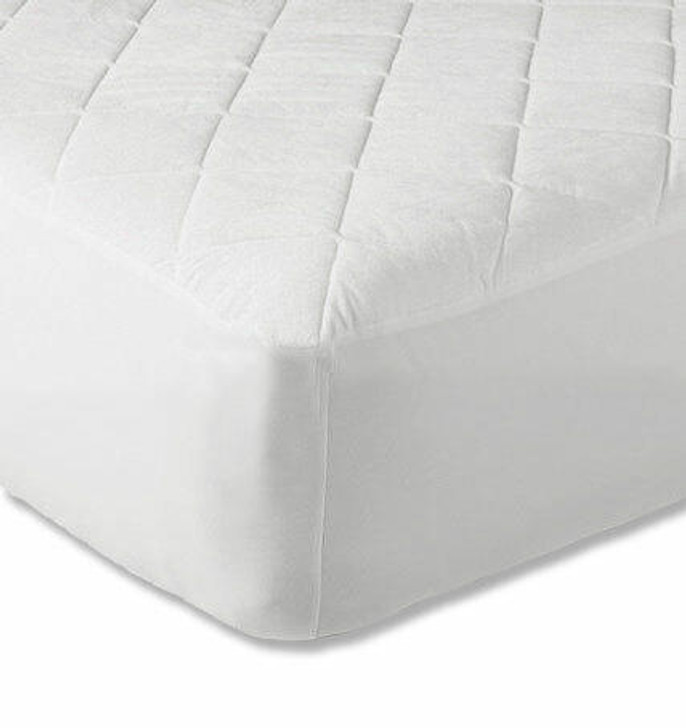12 Extra Deep Quilted Mattress Protector White - 4ft Bed