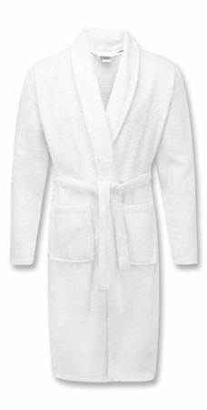 Womens white towelling dressing gown hotsell