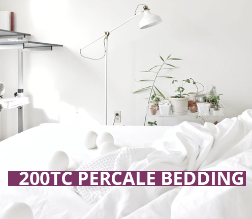 200TC Percale Bedding